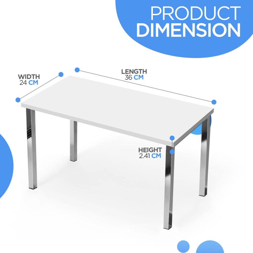 TABLEWALA 3 by 2 Office Table [White] - TABLEWALA™
